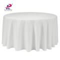 90r Nappe de mariage à table ronde blanche